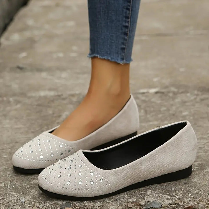 Mona | Women’s Rhinestone Flats