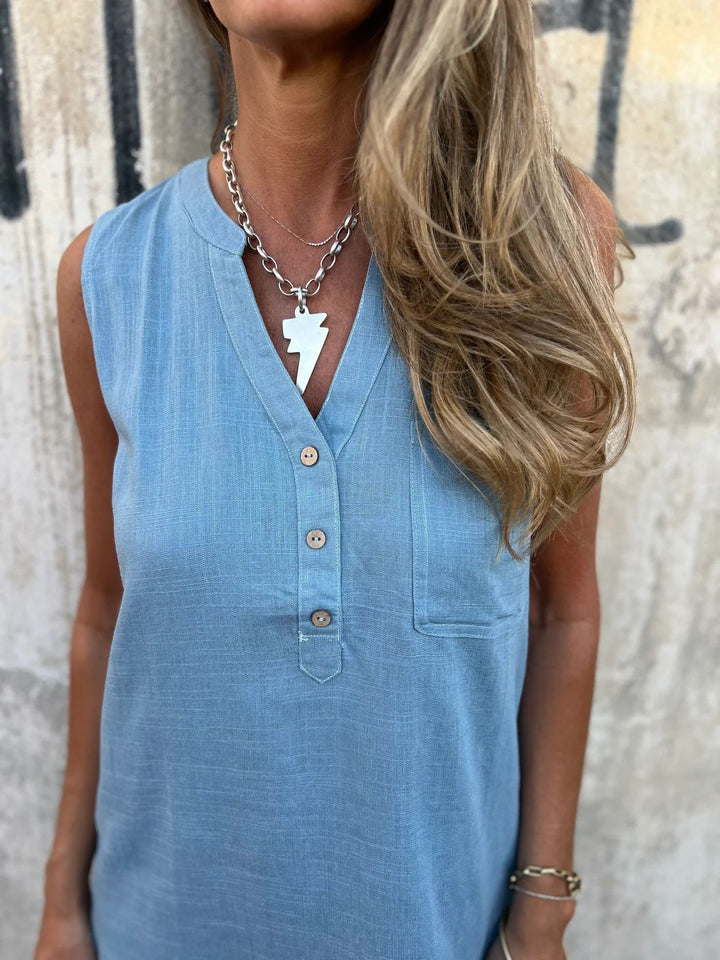 Lily | Effortless Cotton & Linen Dress