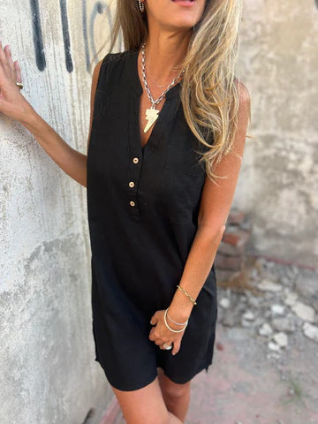 Lily | Effortless Cotton & Linen Dress