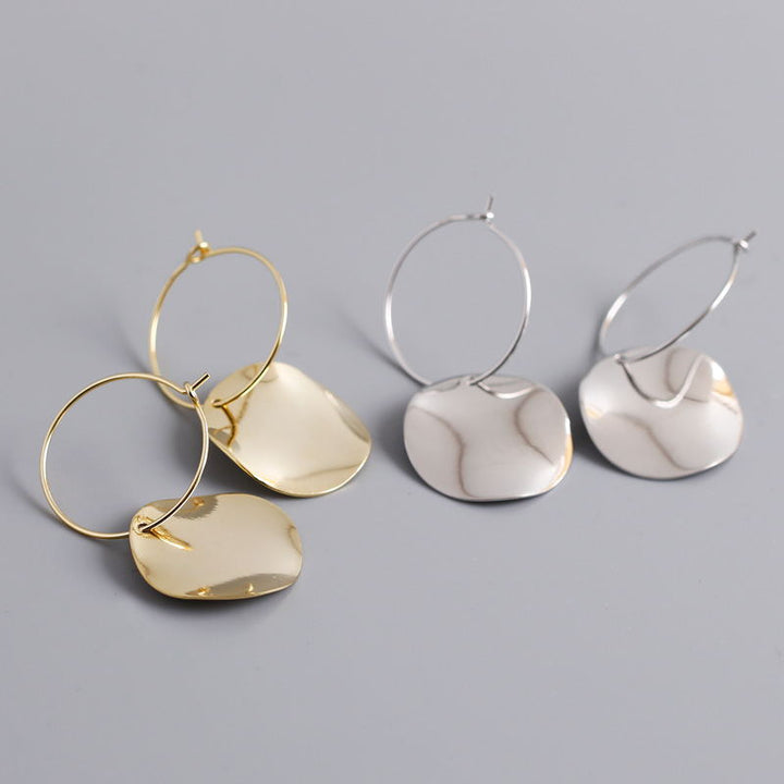 Handcrafted Silver-Gold Plated Earrings