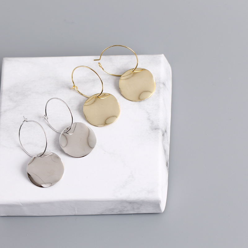 Handcrafted Silver-Gold Plated Earrings