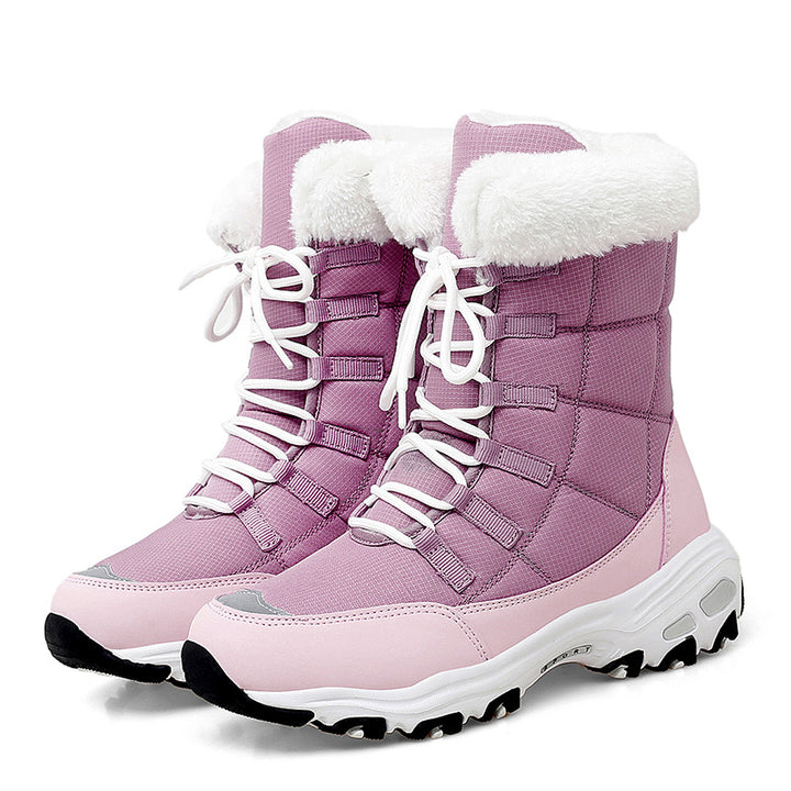 Moipheng | Waterproof Plush-Lined Ankle Boots
