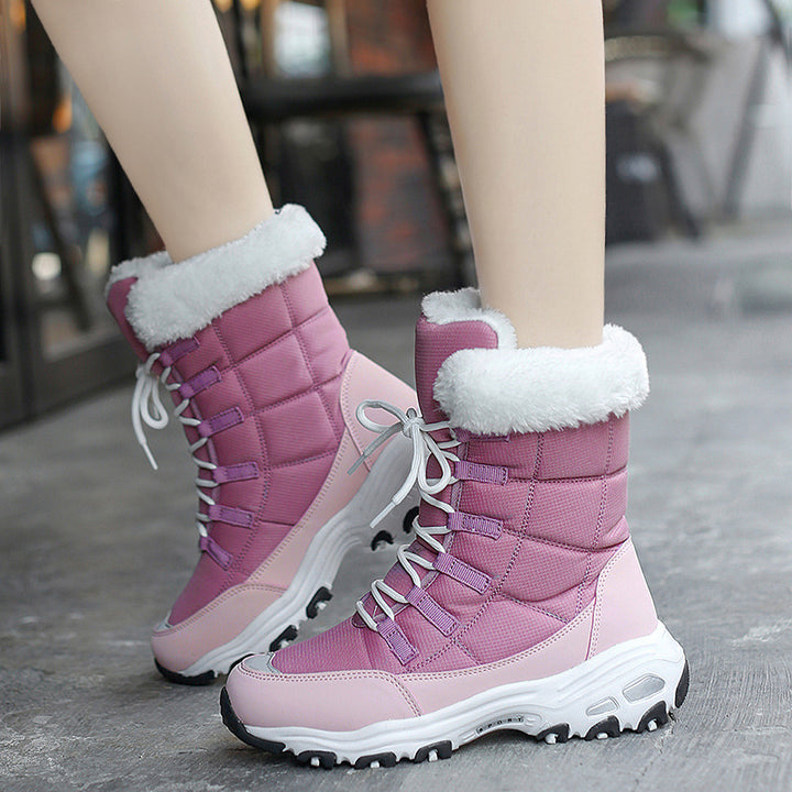 Moipheng | Waterproof Plush-Lined Ankle Boots
