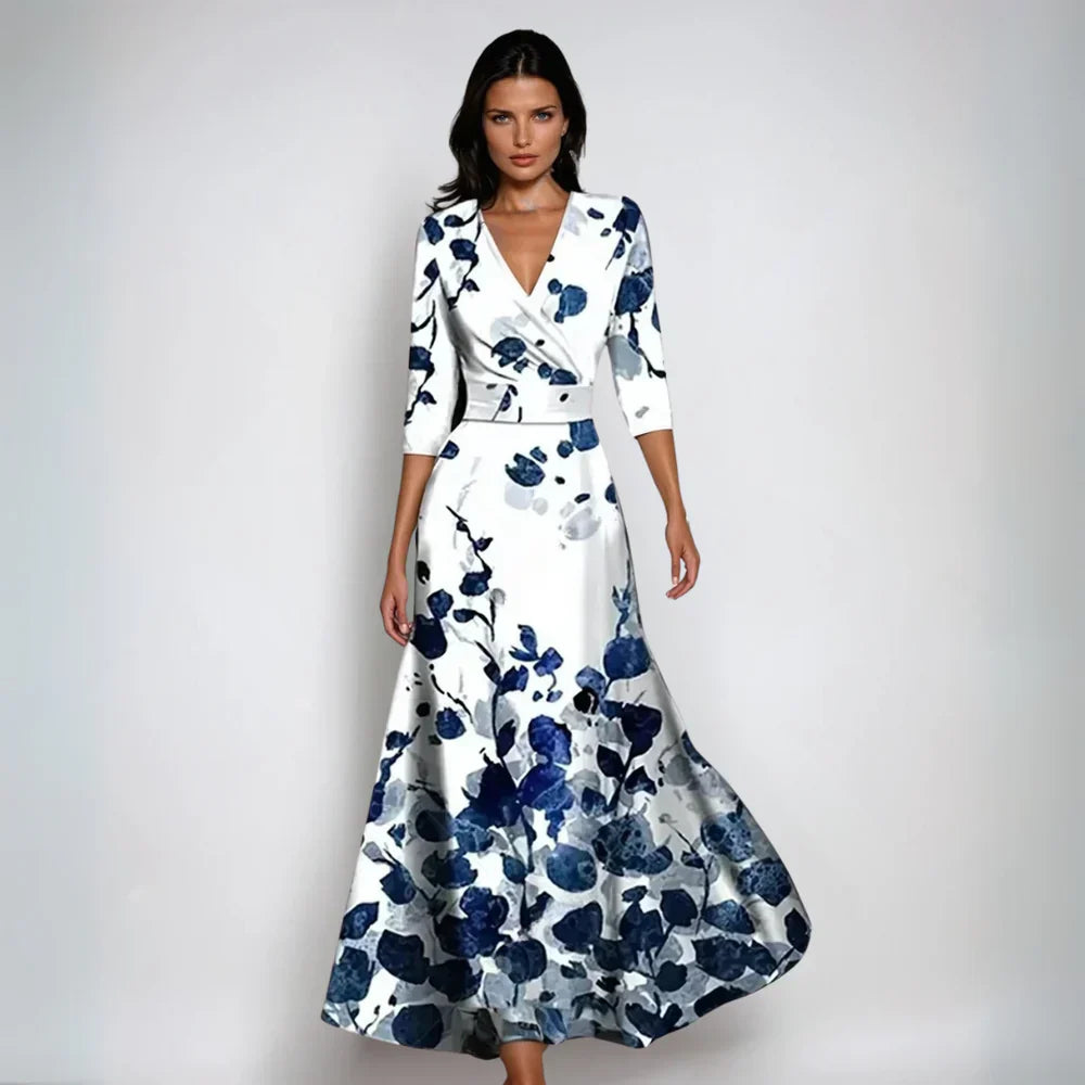 Emily | Stylish Floral Wrap Dress