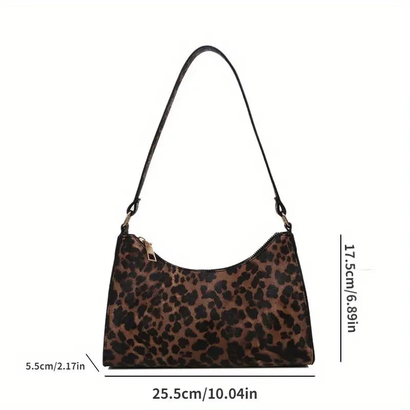 Emma | Leopard Print Shoulder Bag