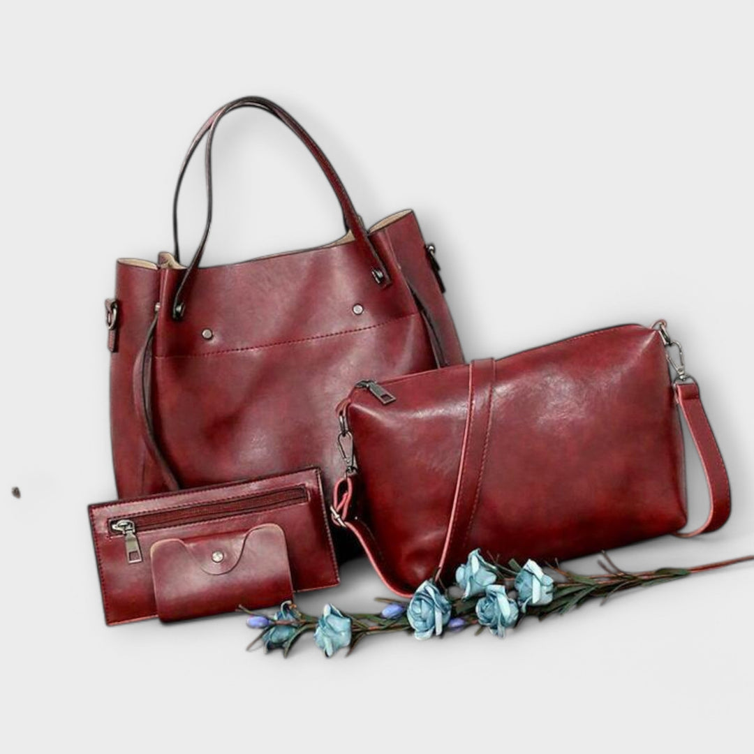 Lise | 4-Piece Vintage Bag Set