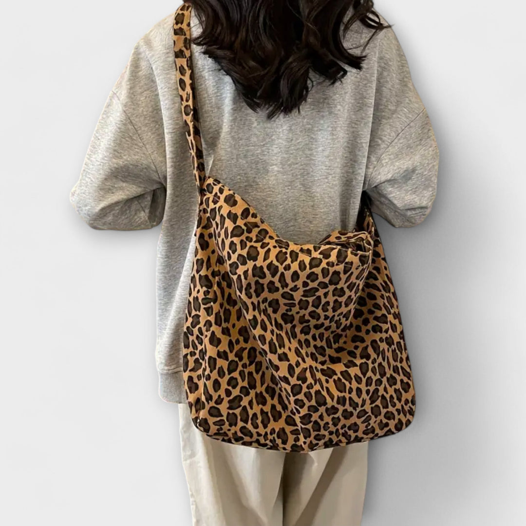 Lene | Stylish Leopard-Print Tote