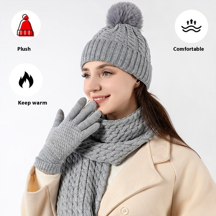 Aurora | Winter 3-Piece Hat, Scarf & Gloves Set