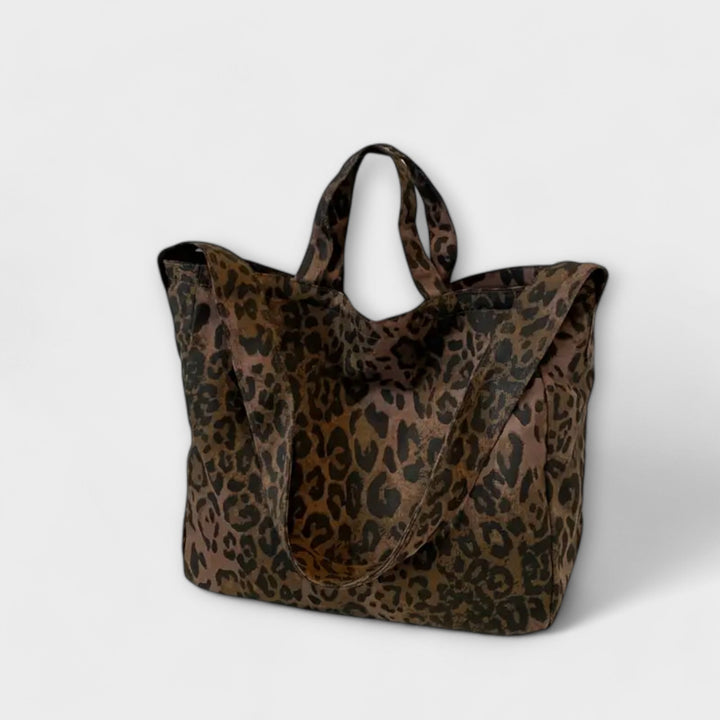 Lene | Stylish Leopard-Print Tote
