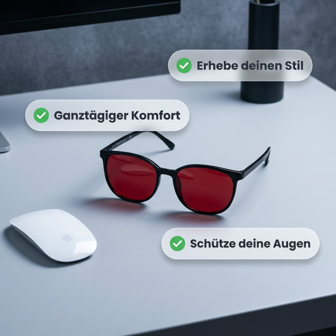 Pure Flow™ Unisex Rotlinsen-Blaulichtbrille