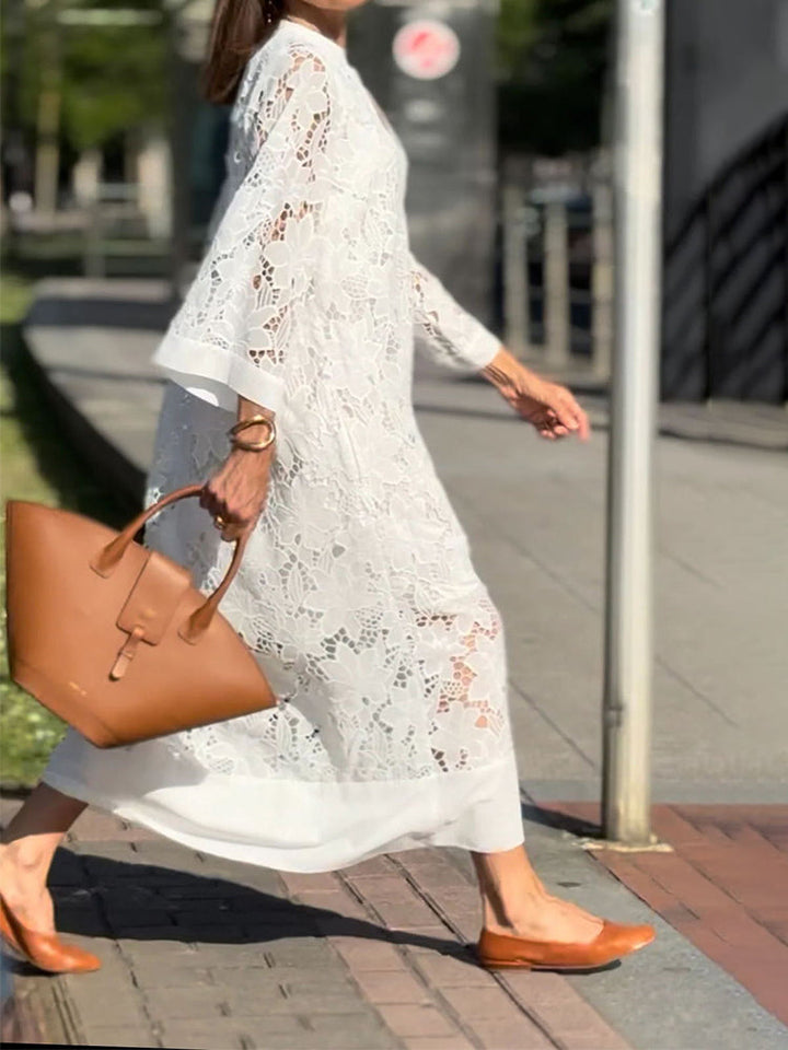 Nanna™ | Lace Maxi Dress