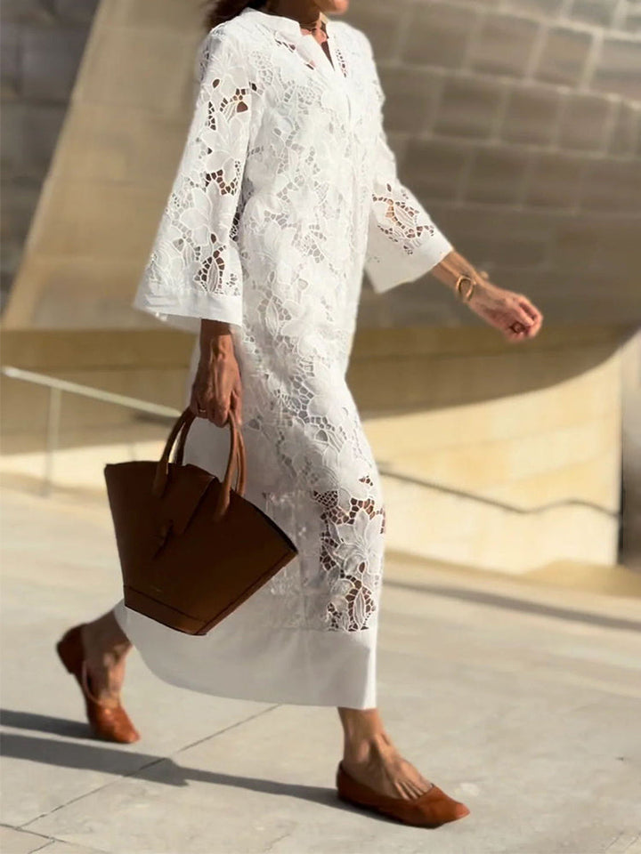 Nanna™ | Lace Maxi Dress