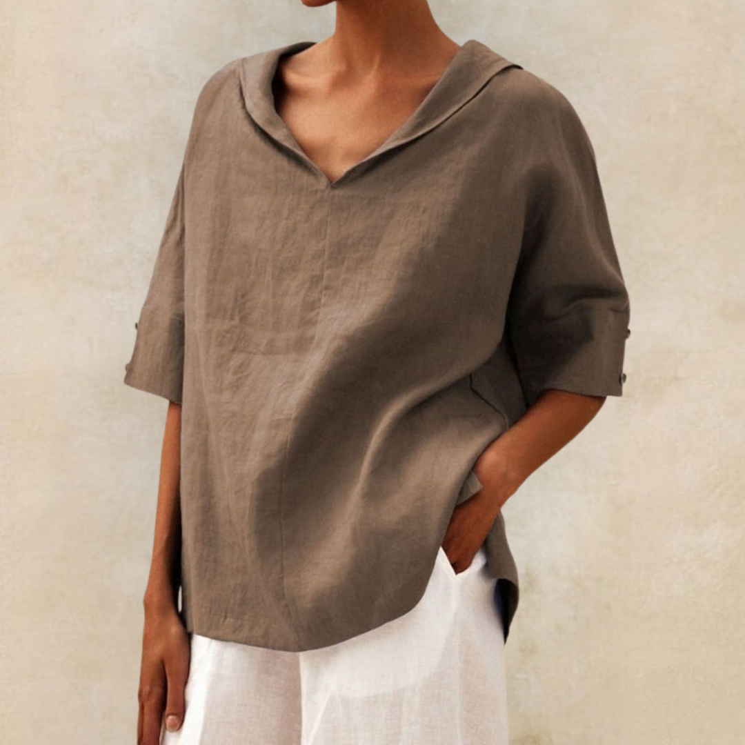 Phoebe™ | Oversized Cotton Shirt