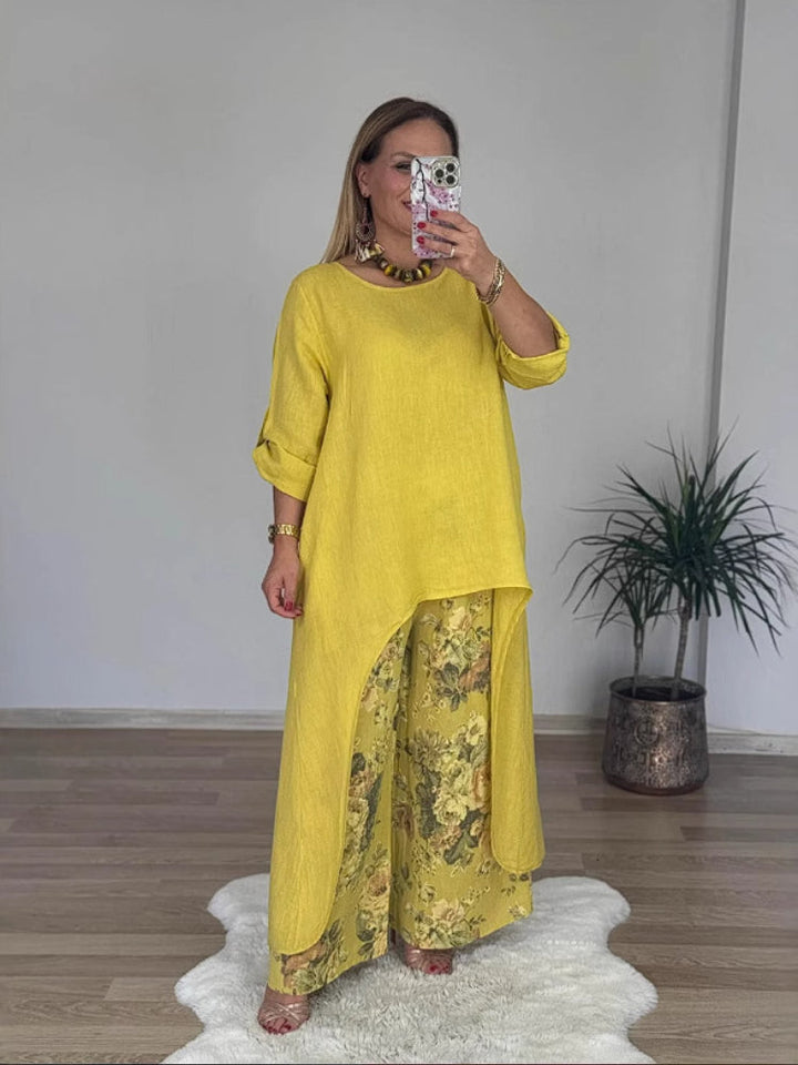 Marie | Casual Cotton and Linen Set