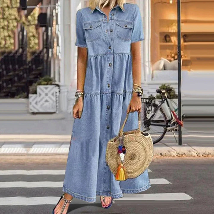 Vibeke | Soft Denim Dress