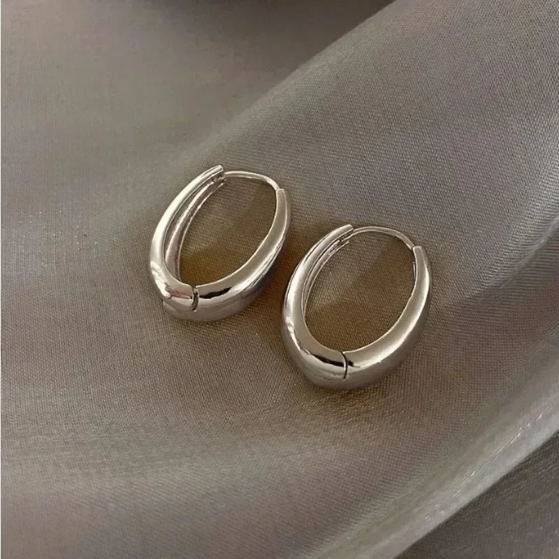 Silver & Gold Hoop Earrings