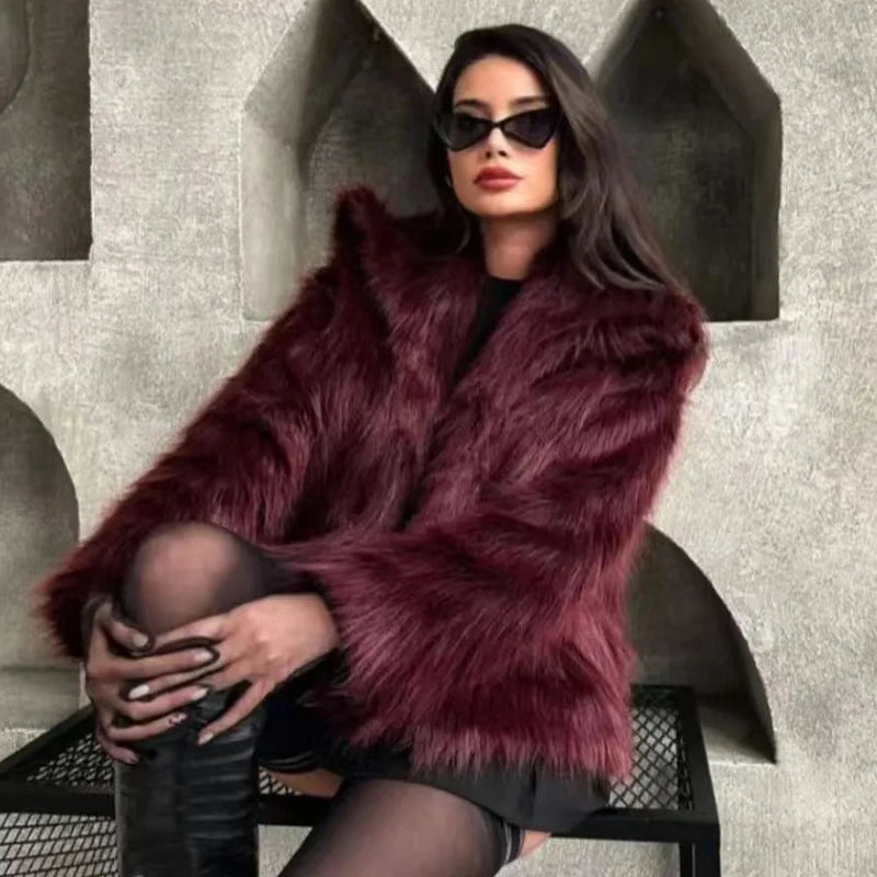 Lucia | Elegant Plush Fur Coat