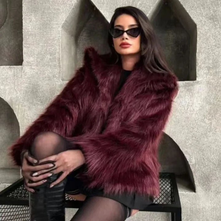Lucia | Elegant Plush Fur Coat