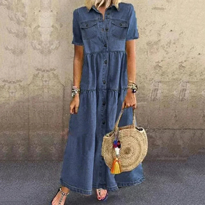 Vibeke | Soft Denim Dress