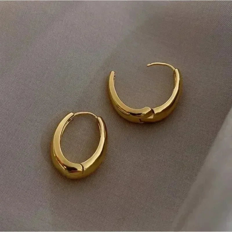 Silver & Gold Hoop Earrings