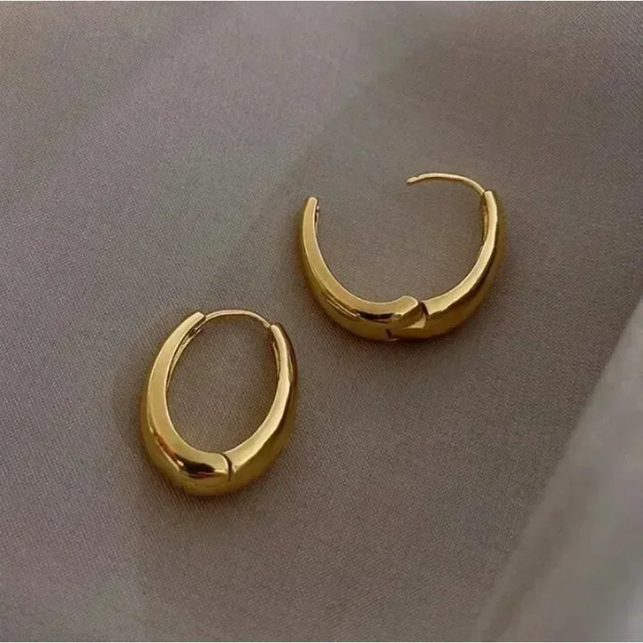 Silver & Gold Hoop Earrings
