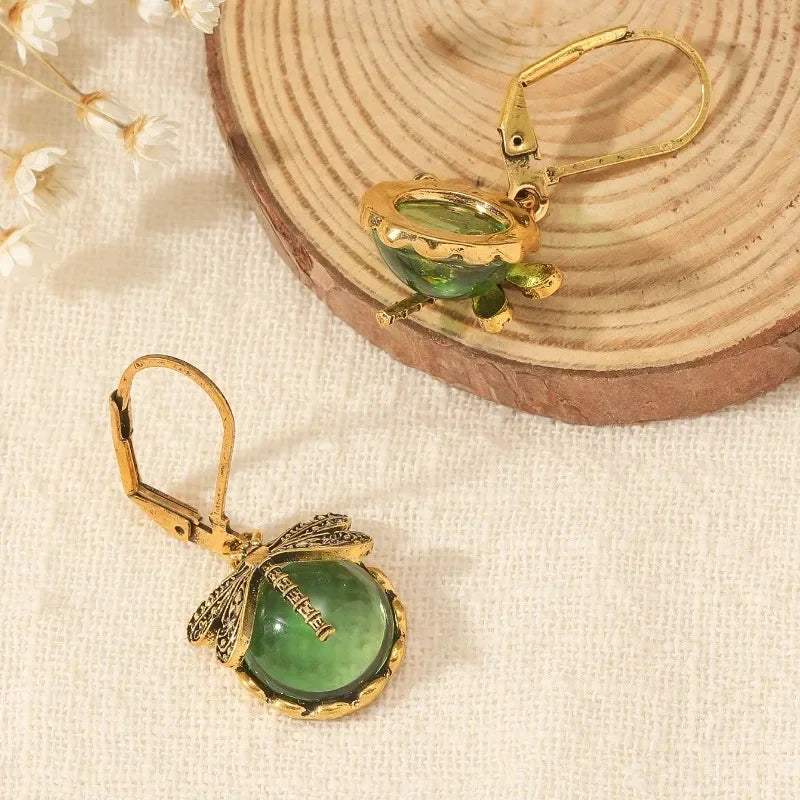 Crystal Pendant Earrings