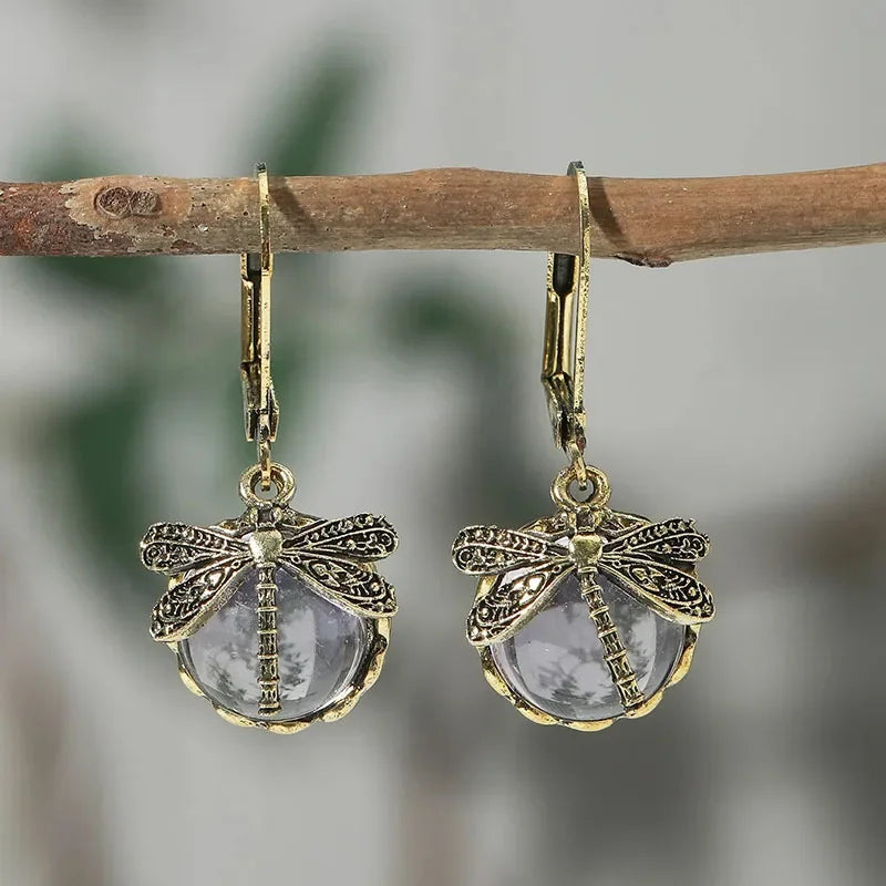 Crystal Pendant Earrings