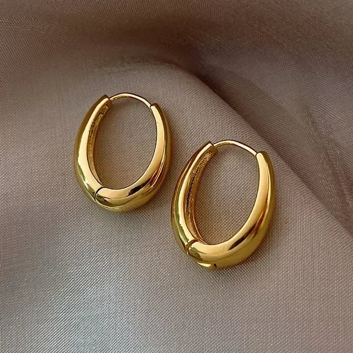 Silver & Gold Hoop Earrings