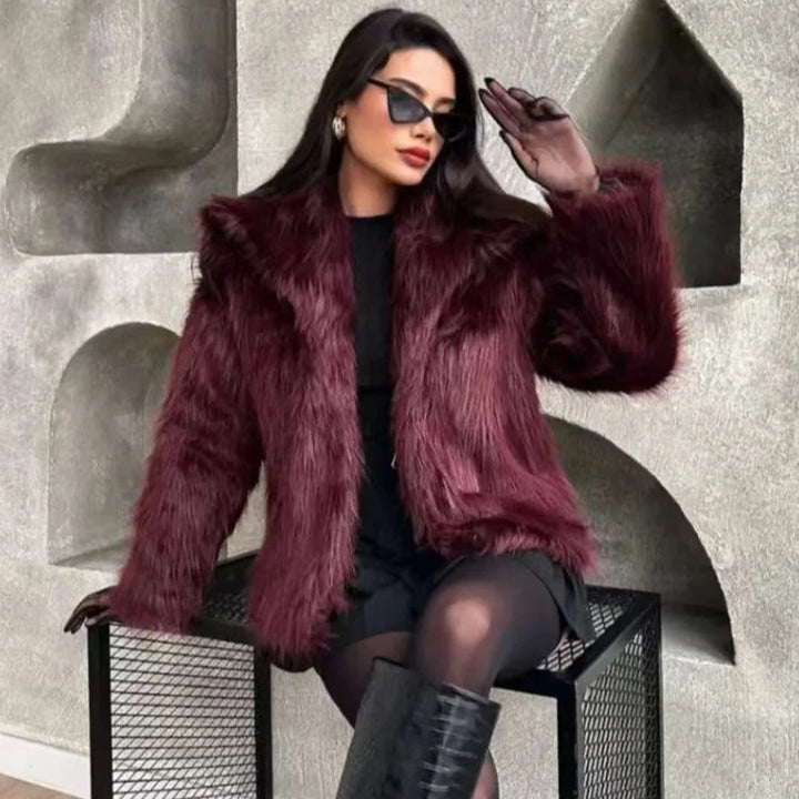 Lucia | Elegant Plush Fur Coat