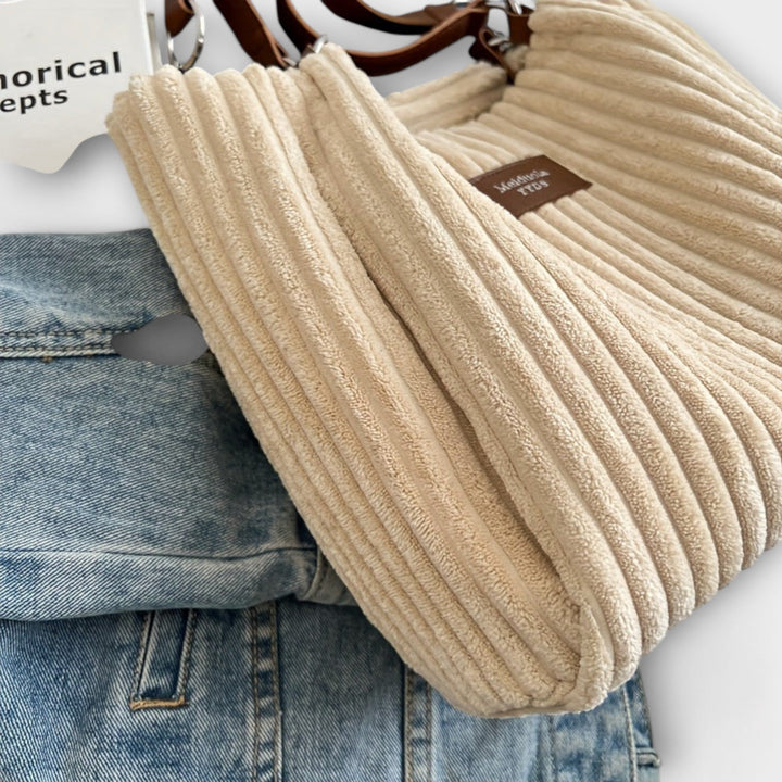 Anitta | Soft Corduroy Shoulder Bag