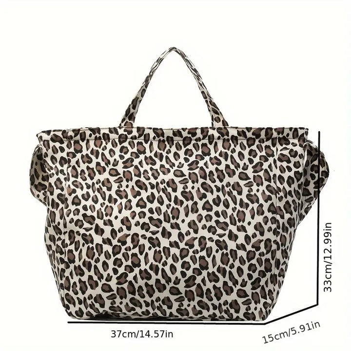 Lene | Stylish Leopard-Print Tote