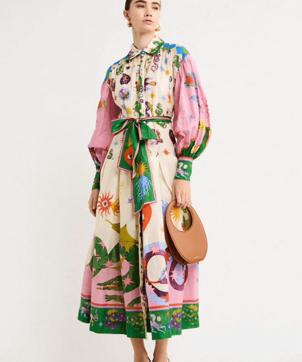 Dorthe™ | Elegant Italian Maxi Dress