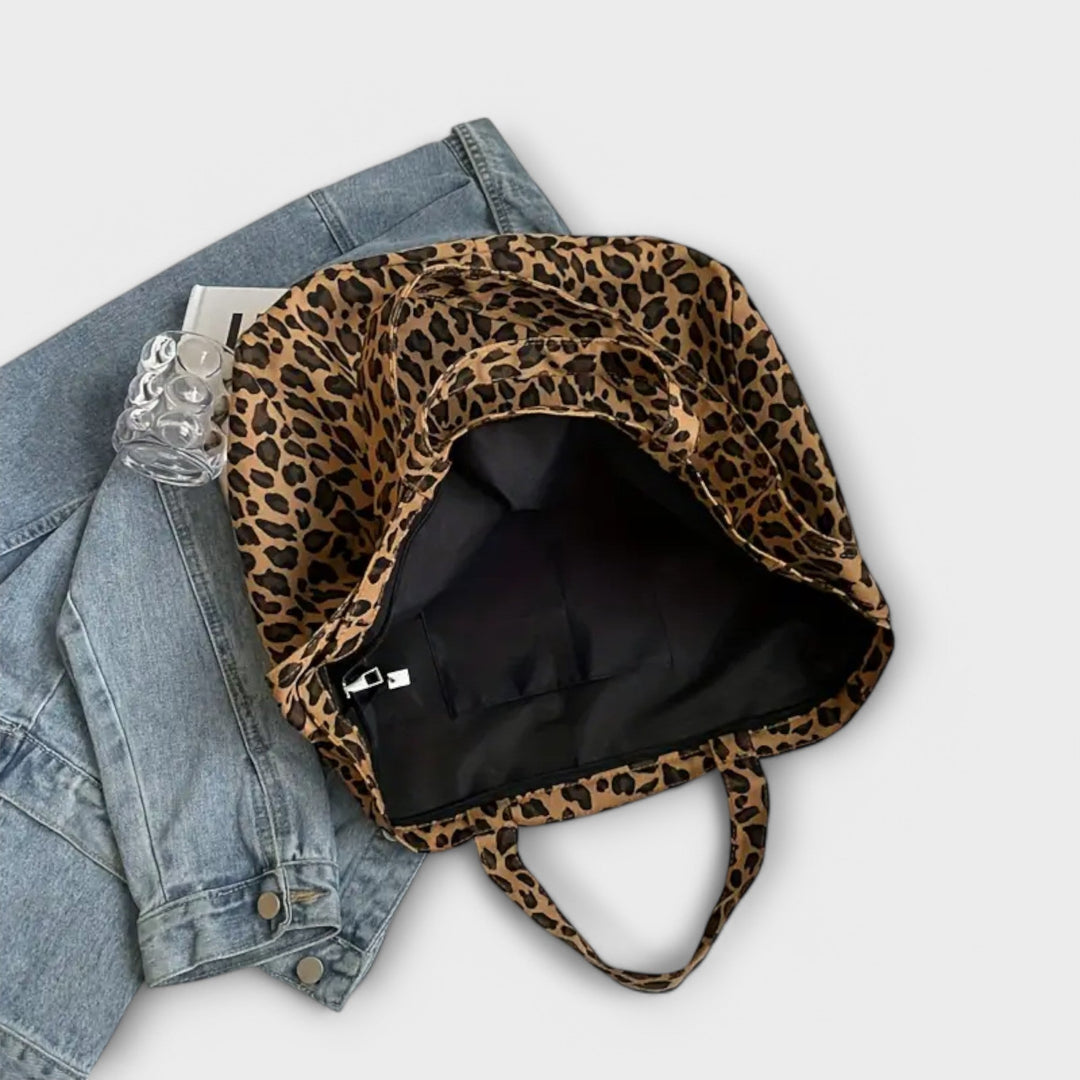 Lene | Stylish Leopard-Print Tote