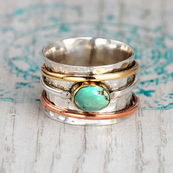 Vintage Turquoise Silver Ring