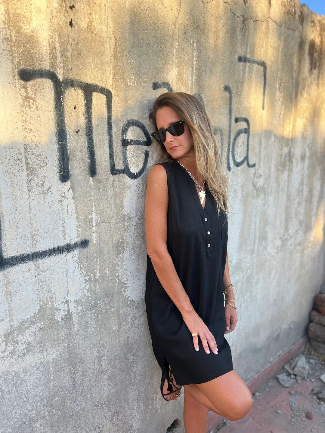 Lily | Effortless Cotton & Linen Dress