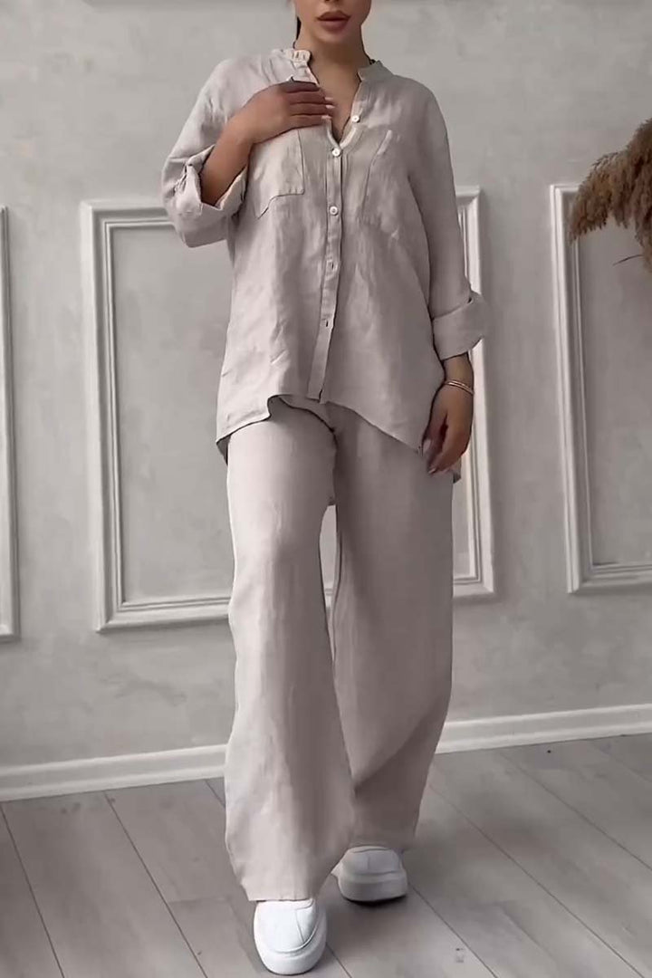 Lilly | Soft Cotton-Linen Two-Piece Set