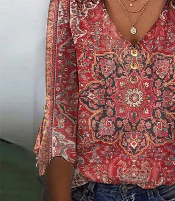 Karina™ | Vintage Boho Blouse